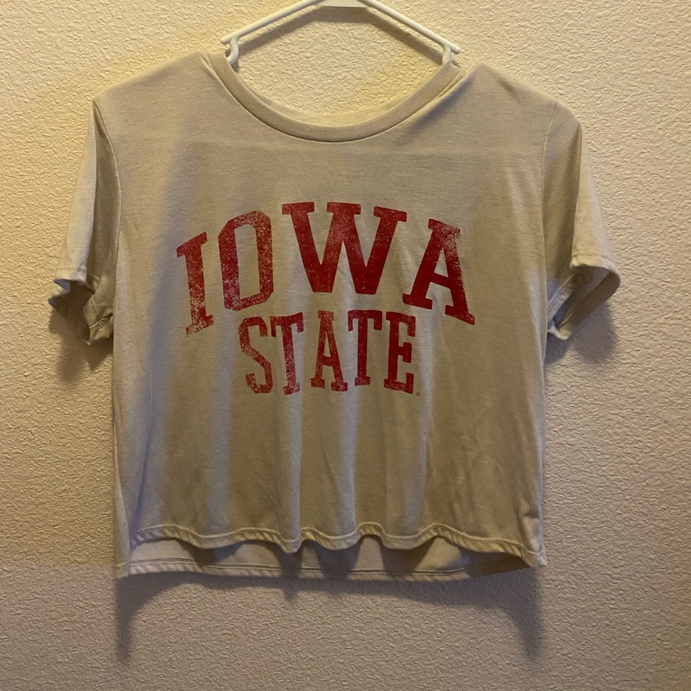 Iowa State Cropped tee NWT